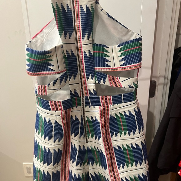 Adelyn Rae Aztec Embroidered Multicolor Romper Size Small - Picture 7 of 9